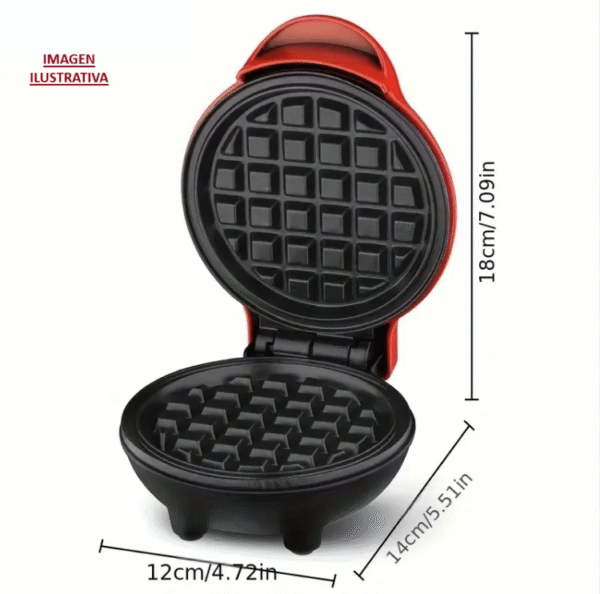 Mini Máquina para Waffles 220V
